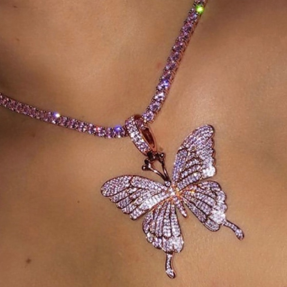 18 inch pink tennis butterfly